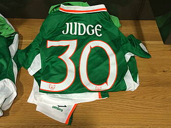 Alan Judge was given his first...
